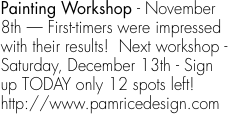 Painting Workshop - November 8th